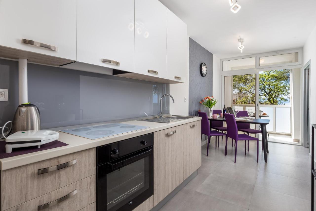 Sunny Studio Apartment With Balcony Рієка Екстер'єр фото